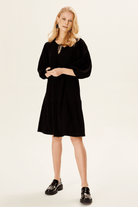 Balon Kollu Geniş Kesim Elbise