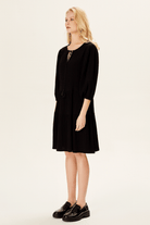 Balon Kollu Geniş Kesim Elbise