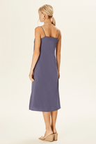 Yırtmaçlı Midi Boy Elbise