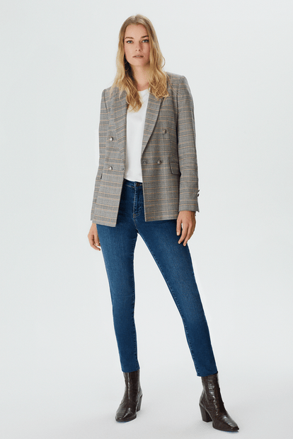Blazer Ekose Ceket