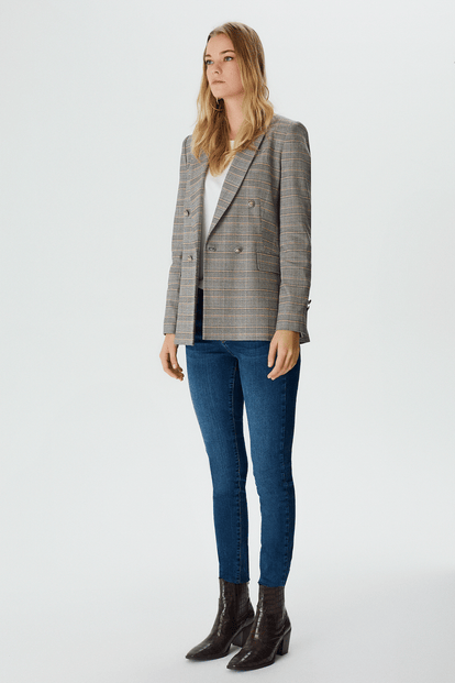 Blazer Ekose Ceket
