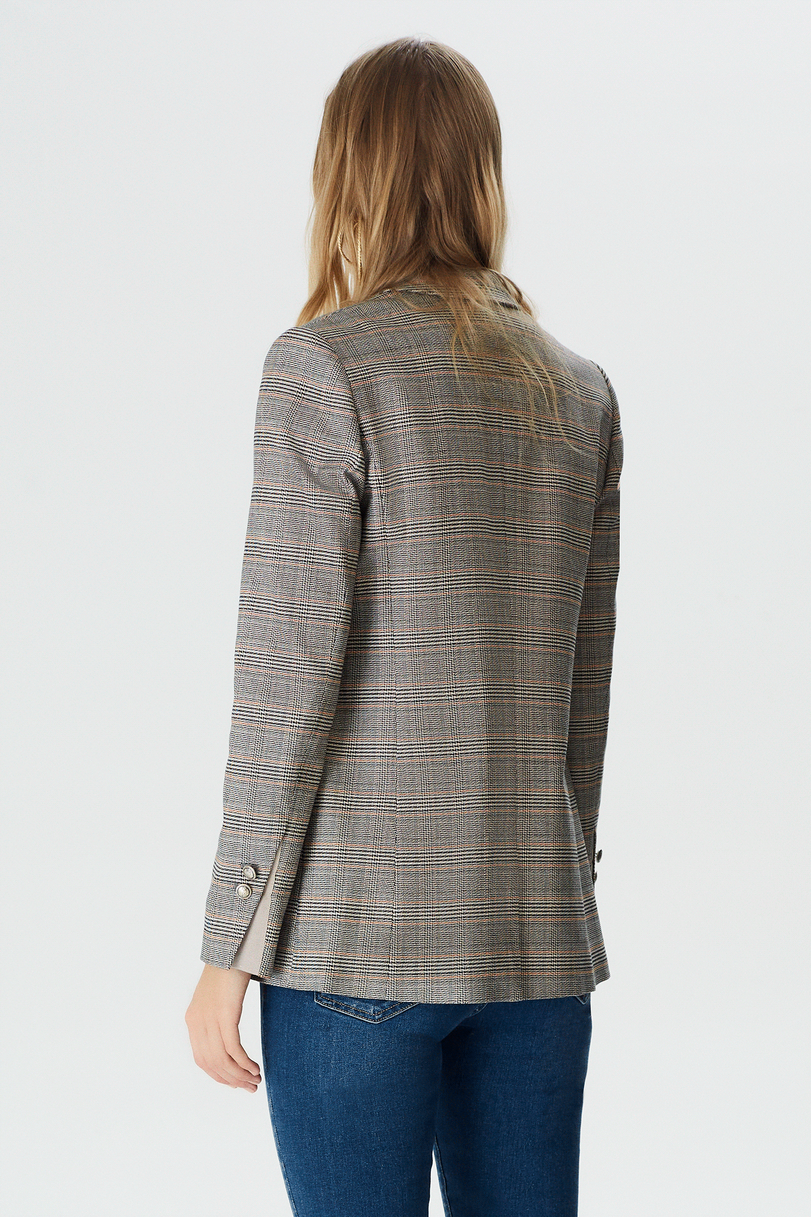 Blazer Ekose Ceket