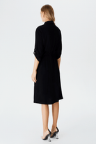 Yarım Patlı Kuşaklı Elbise