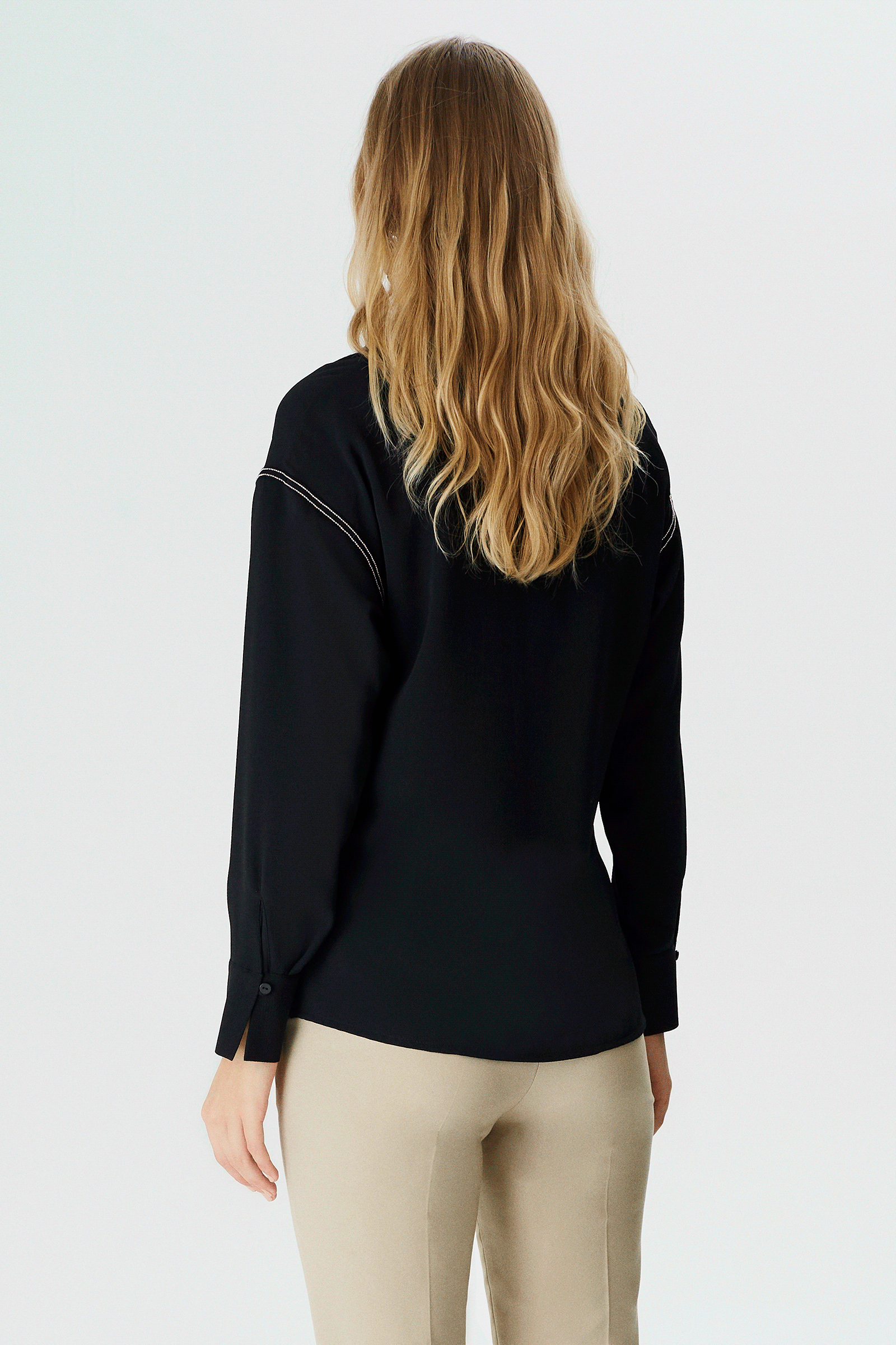 Yarasa Kol Dökümlü Gömlek