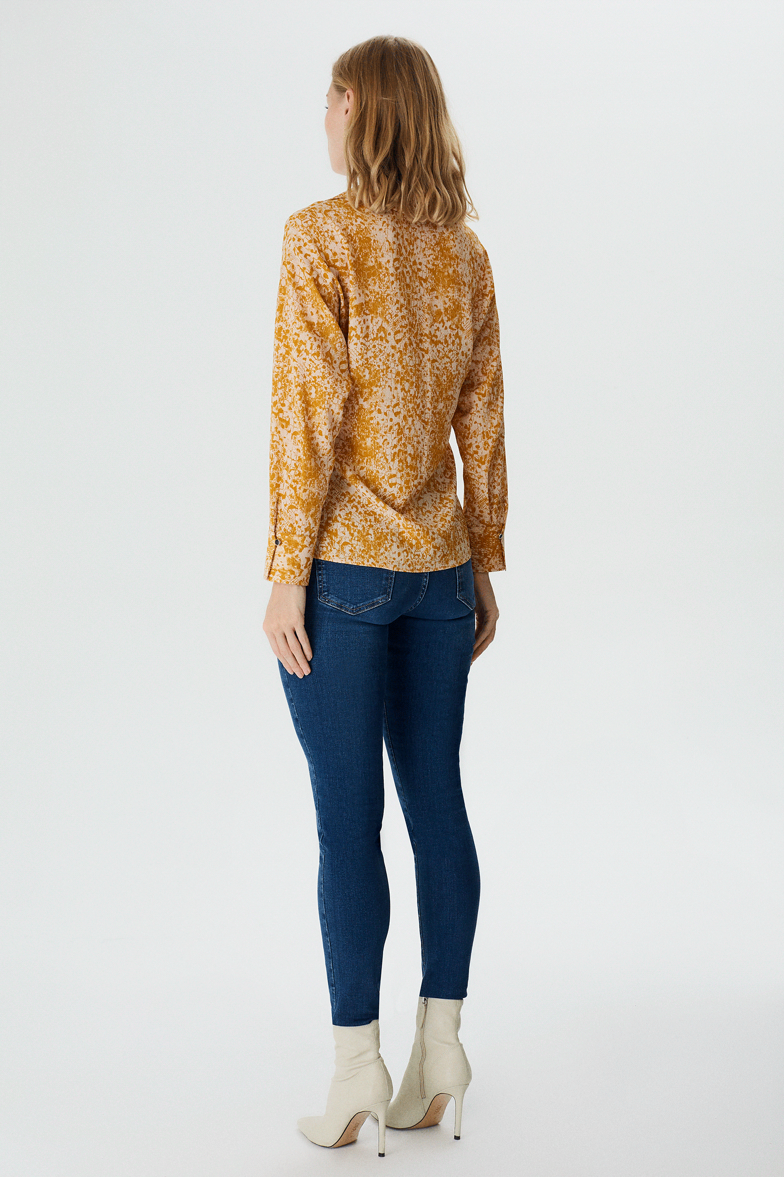 Yarasa Kol Dökümlü Gömlek