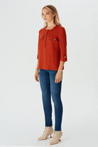 Çıtçıt Detaylı Örme Bluz