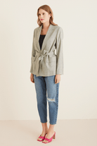 Kuşaklı Blazer Ceket