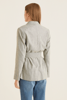 Kuşaklı Blazer Ceket
