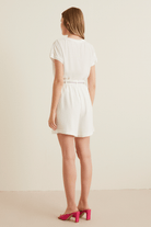 Halat Kemerli Duble Paça Şort