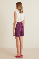 Halat Kemerli Duble Paça Şort