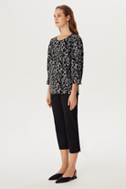 Balon Kollu Kol Ucu Detaylı Bluz