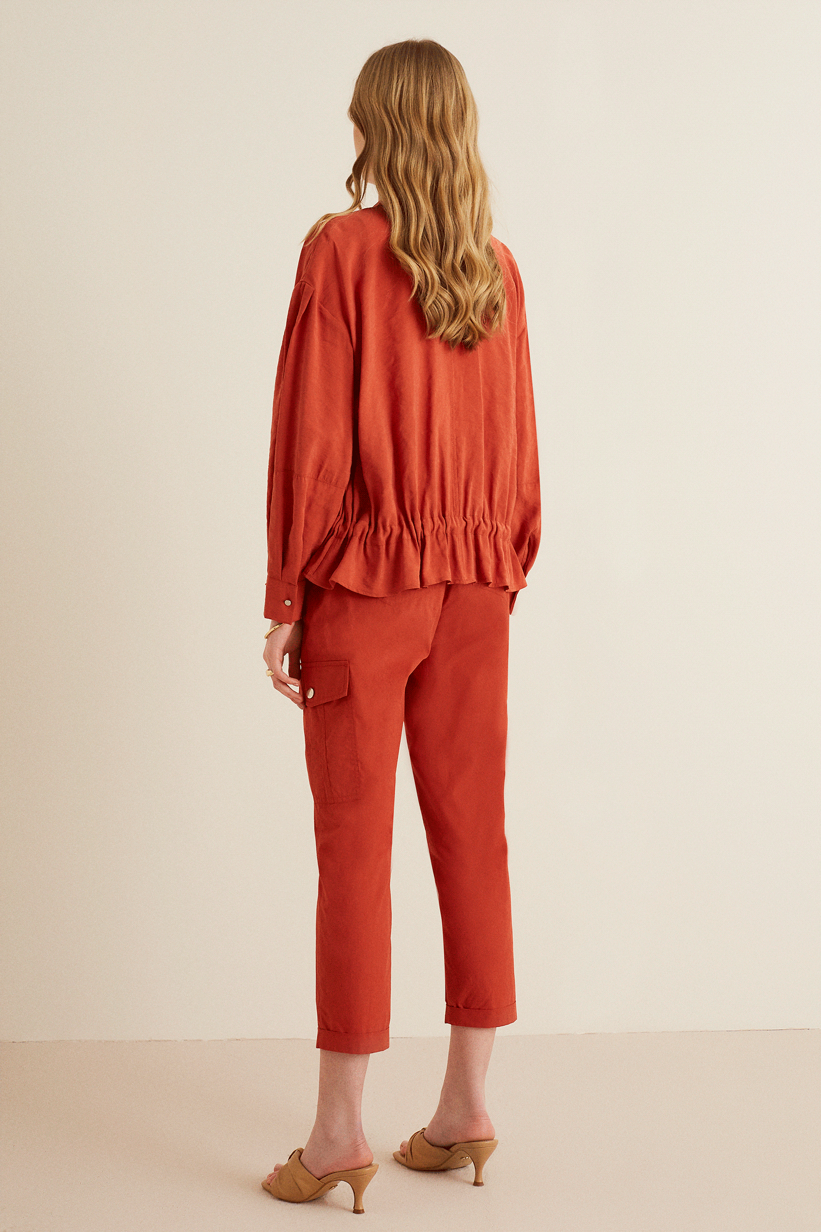 Beli Ayarlanabilir Lastikli Gömlek