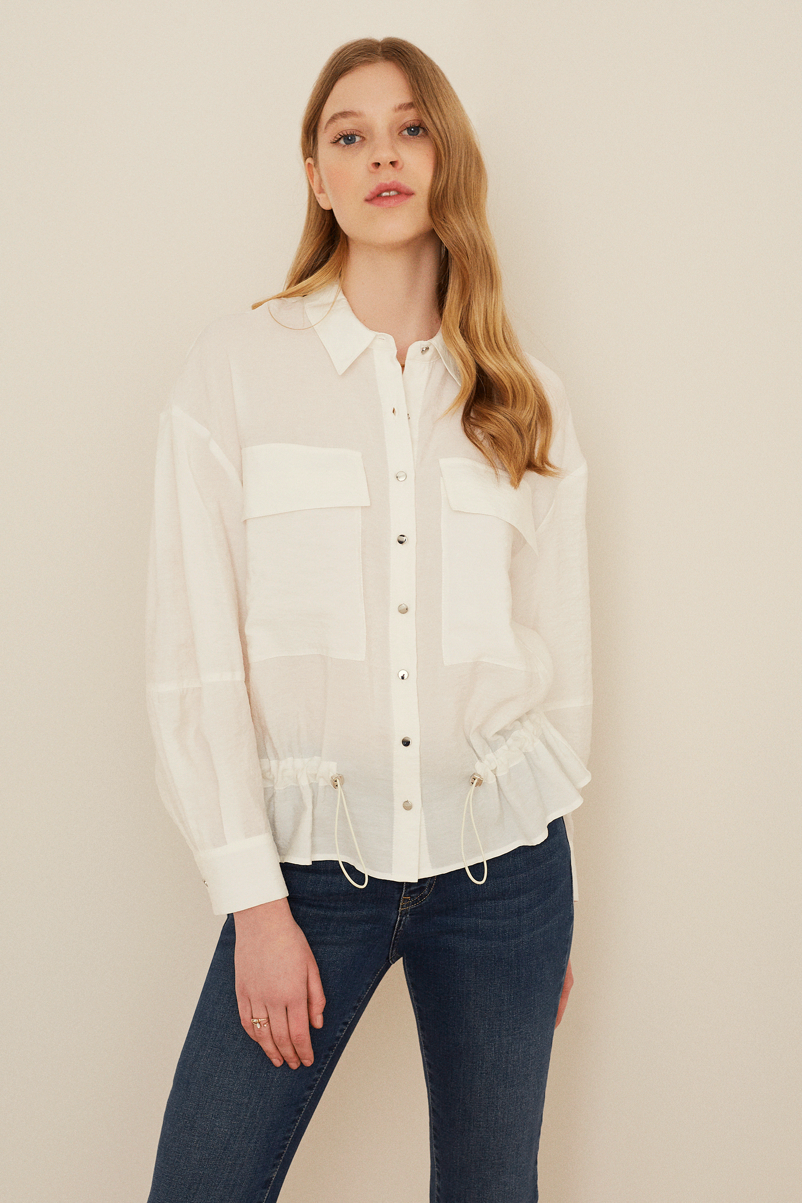 Beli Ayarlanabilir Lastikli Gömlek