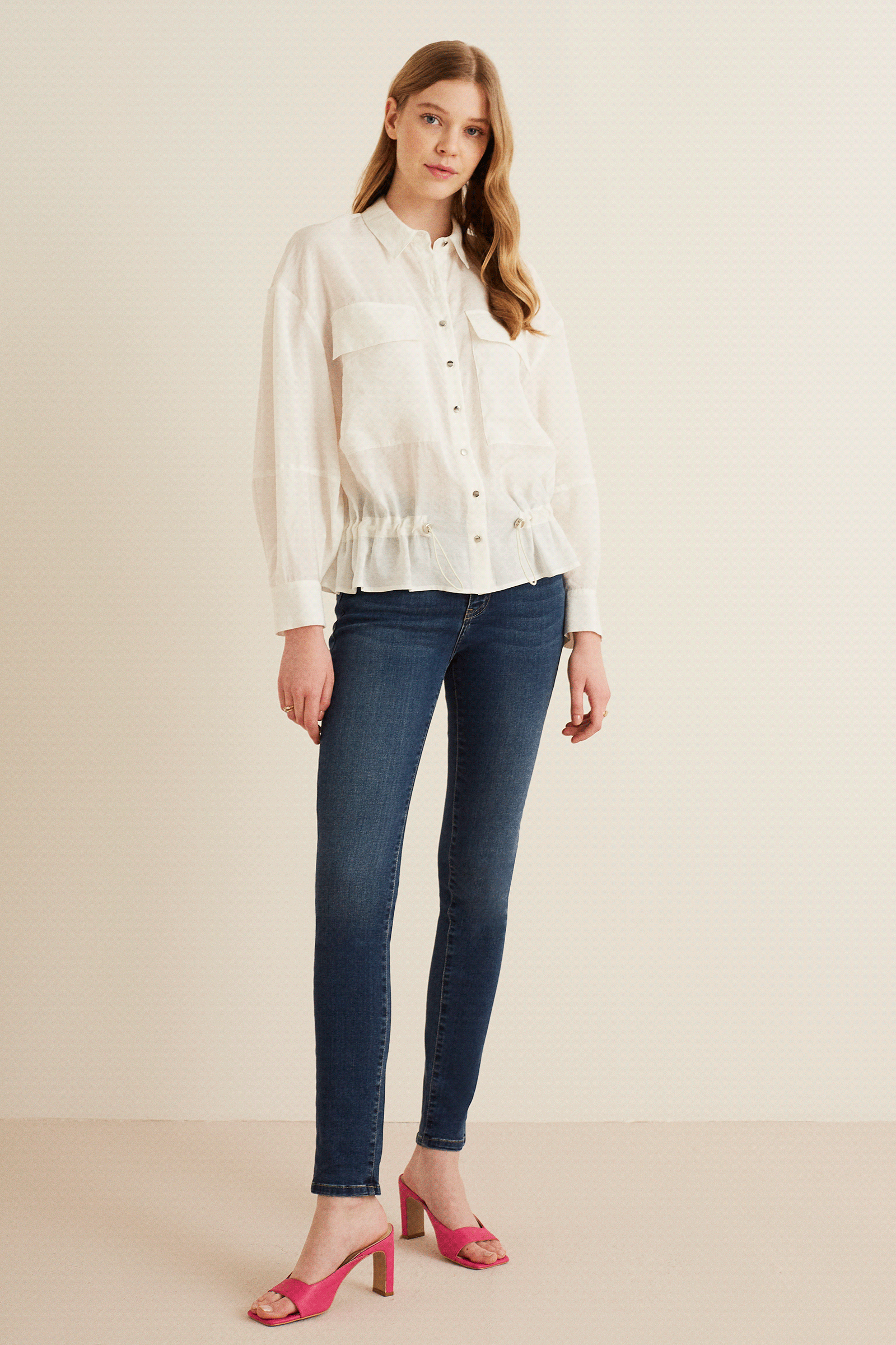 Beli Ayarlanabilir Lastikli Gömlek