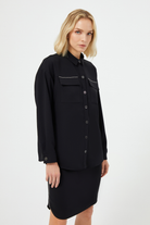 Zincir Detaylı Gömlek Ceket