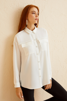 Zincir Detaylı Gömlek Ceket