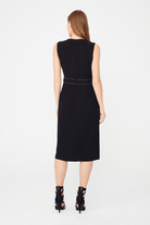 Yırtmaç Detaylı Midi Boy Elbise