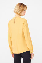 Degaje Yaka Desenli Bluz