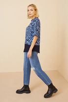 Kontrast Detaylı Ferrmuarlı Bluz