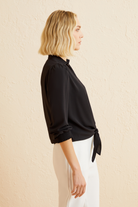 Bağlama Detaylı Truvakar Kol Bluz