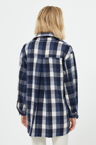 Zımba Detaylı Ekose Gömlek