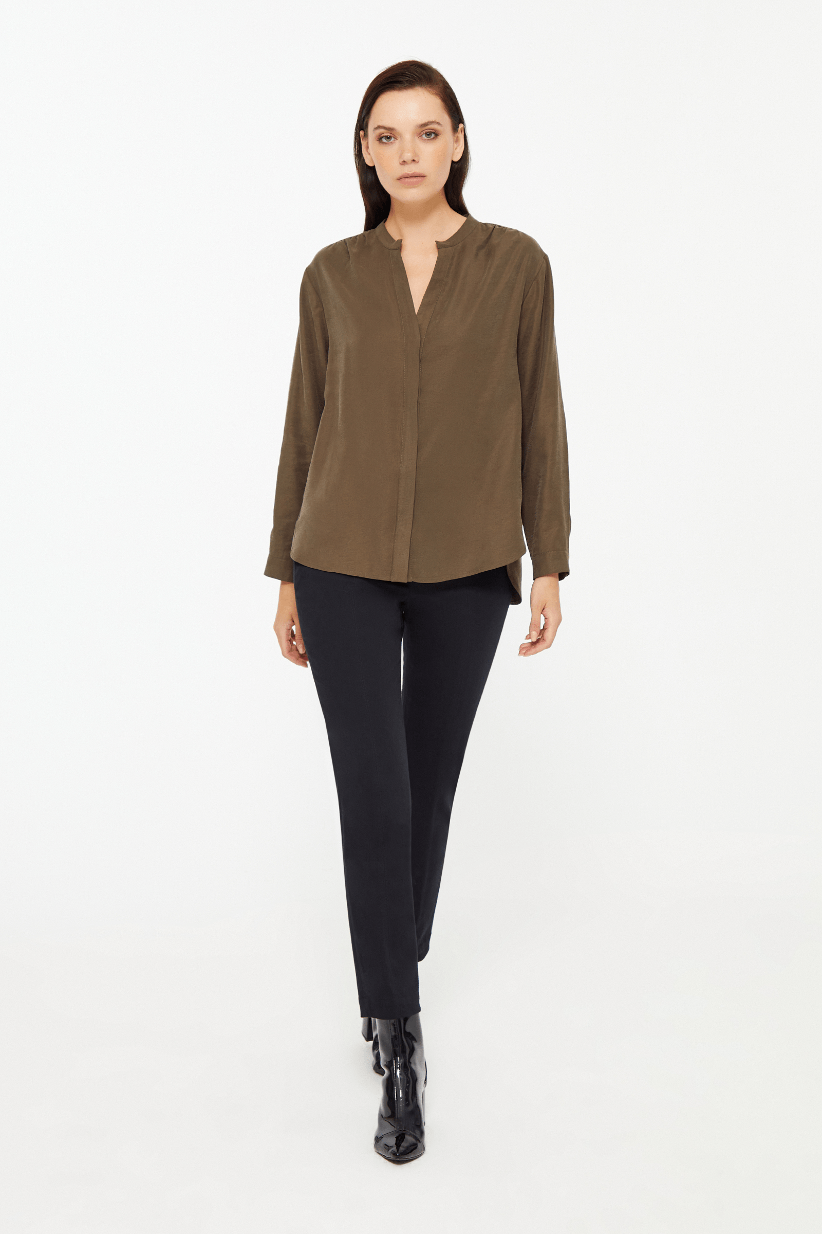 Yanları Çıtçıt Detaylı Bluz