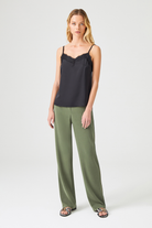 Yanı Şeritli Örme Pantolon