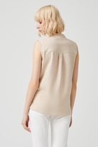 Yarım Patlı Kolsuz Bluz