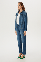 Taşlı Denim Ceket