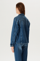 Taşlı Denim Ceket