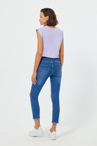 Paça Ucu Püsküllü Bilek Boy Denim Pantolon