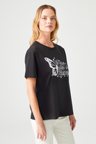 Önü Baskılı T-Shirt