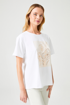 Önü Baskılı T-Shirt