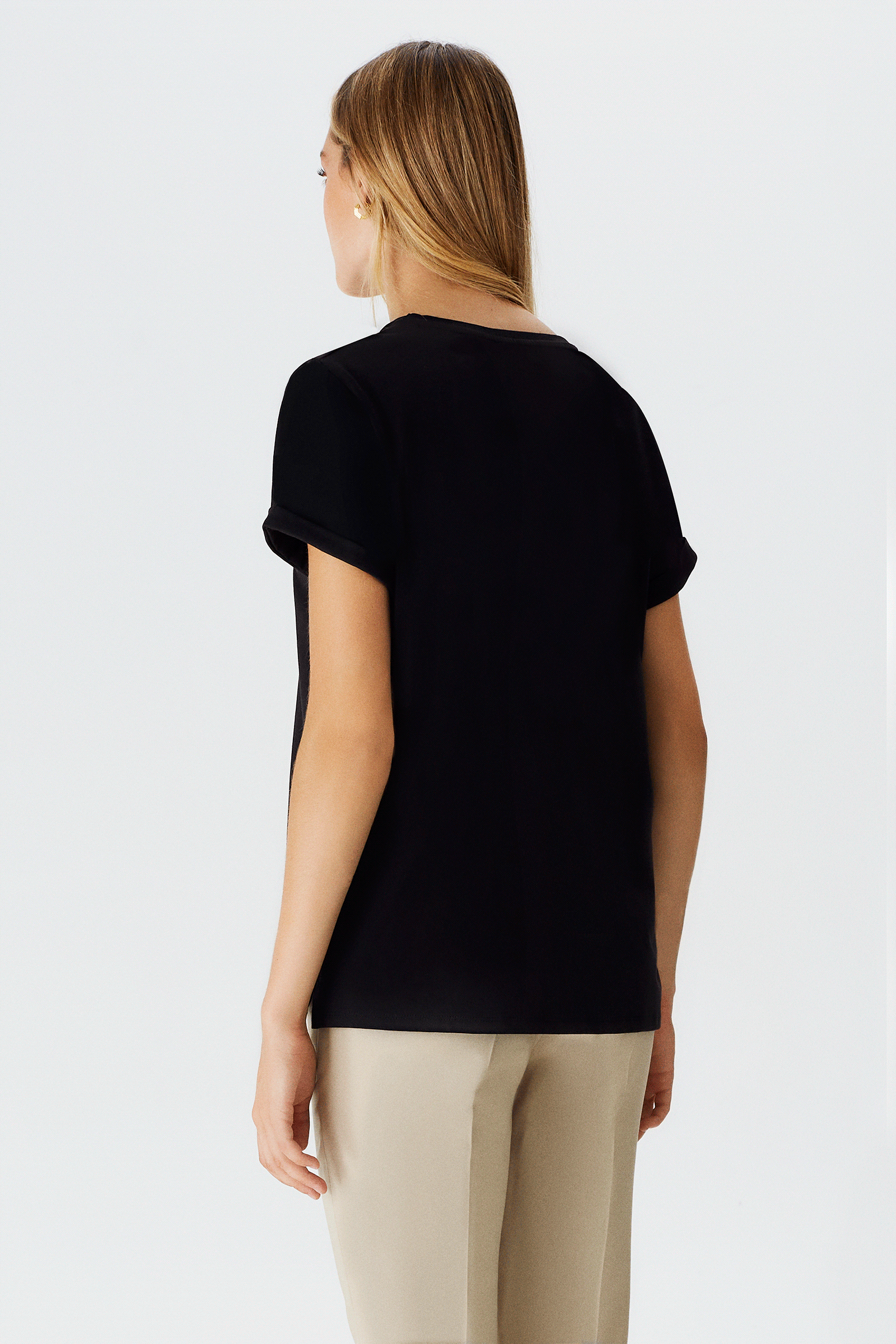 Taş İşlemeli T-Shirt