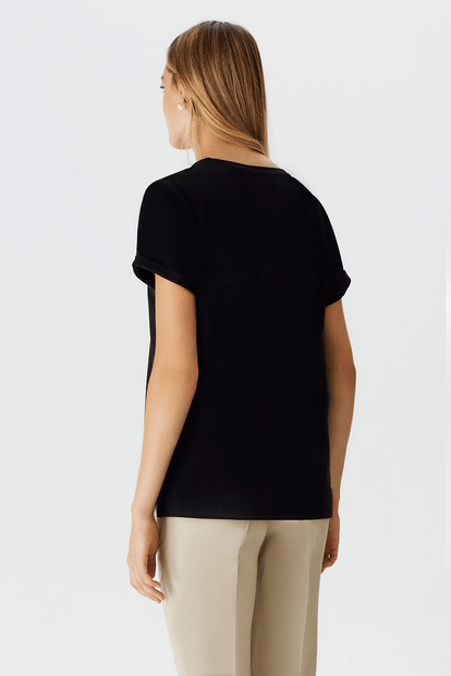 Taş İşlemeli T-Shirt
