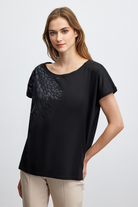 Pul İşlemeli T-Shirt