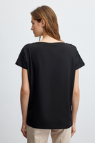 Pul İşlemeli T-Shirt