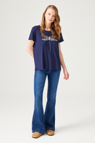 Pul İşlemeli T-shirt