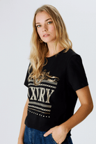 Baskılı Ve Taşlı T-shirt