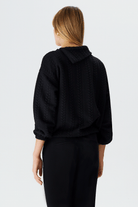 Asimetrik Yaka Kapitone Sweatshirt