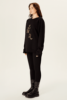 Taş İşlemeli Sweatshirt