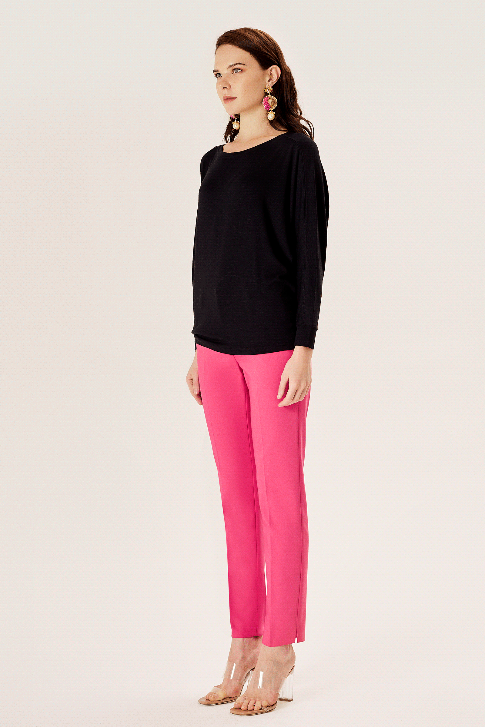 Yarasa Kollu Triko Bluz