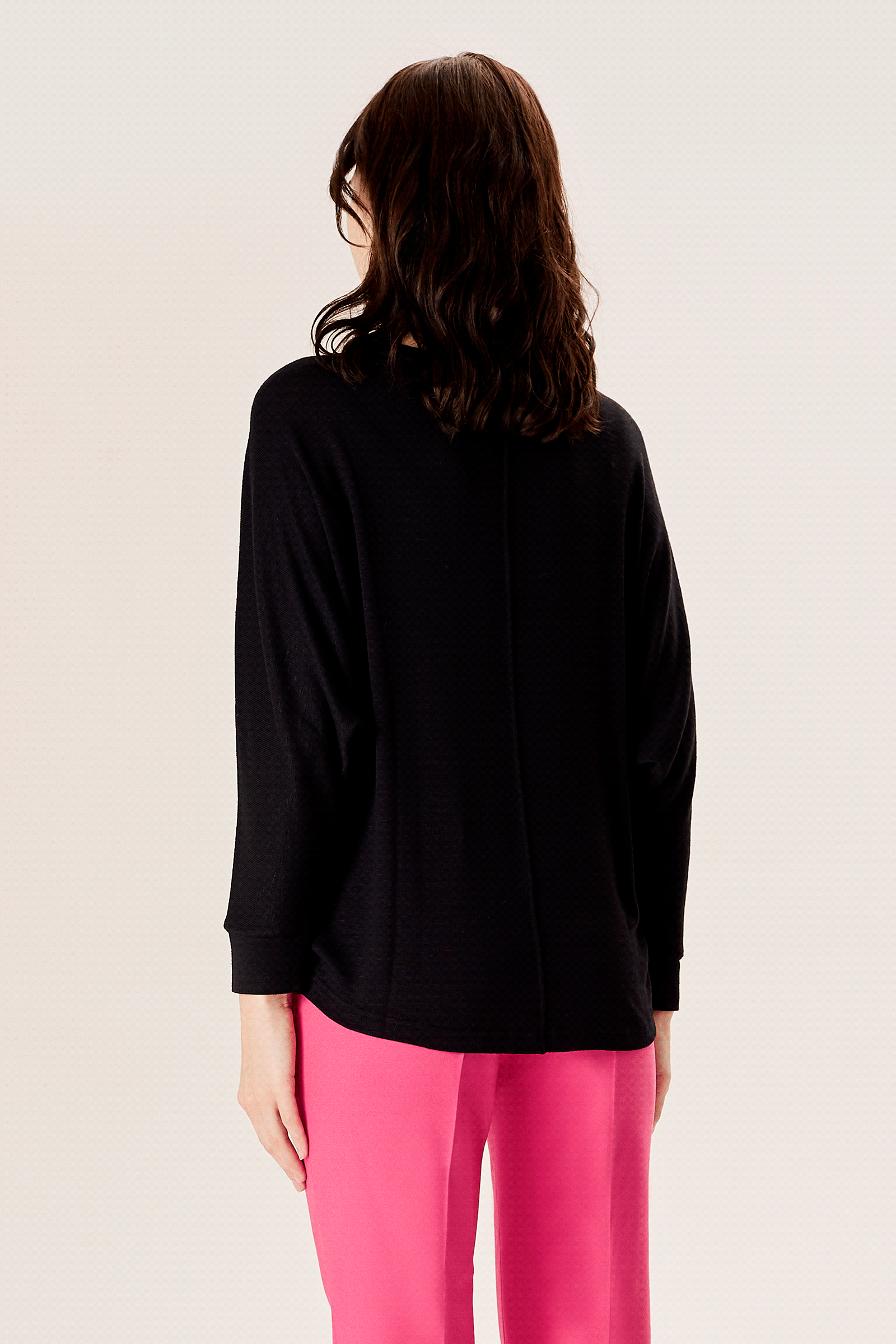 Yarasa Kollu Triko Bluz