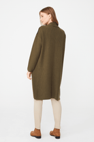 Arma Detaylı Uzun Triko Hırka