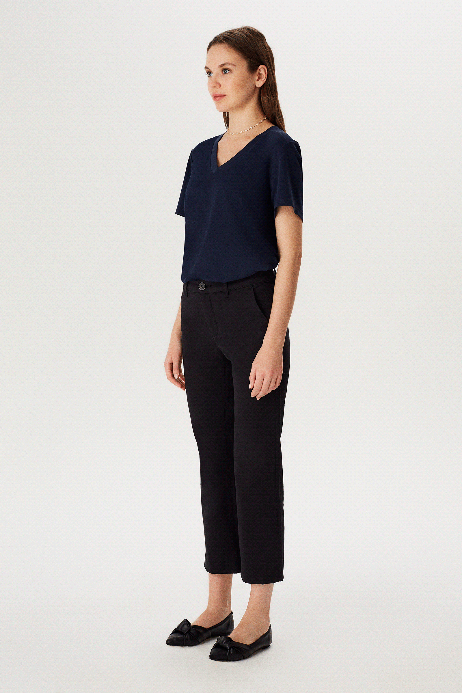 Kısa Paçalı Denim Pantolon