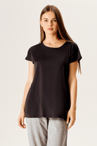 Kontrast Logo Baskılı T-Shirt