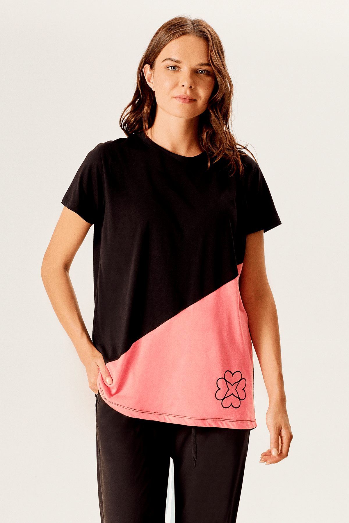 Kontrast T-shirt